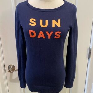 Lilly Pulitzer SUN DAYS cotton sweater in size small
